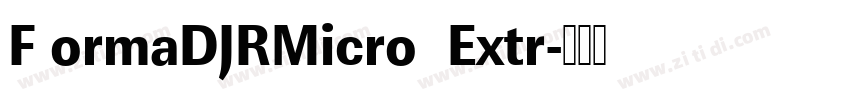 F ormaDJRMicro  Extr字体转换